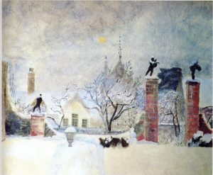 Reginald Brill at Little Hall 2 Reginald Brill Snow in the garden 196220240912 18595980